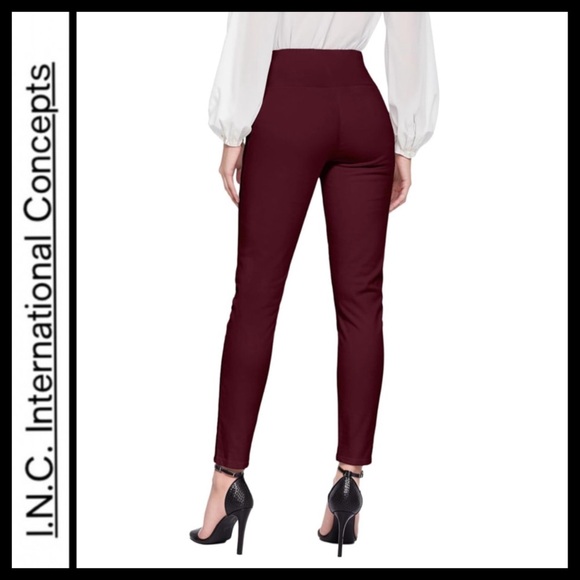 NWT INC International Concepts Skinny Leg Ponte Pants - Picture 2 of 6